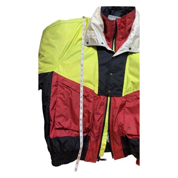 VTG BOULDER GEAR SERA 5 Ski Jacket Neon Colorblock Thinsulate Y2K 90s XL - Picture 6 of 7